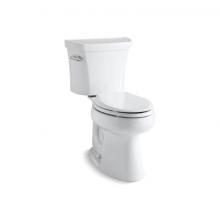 Kohler 3999-0 - Highline® Two-piece elongated toilet, 1.28 gpf
