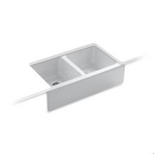 Kohler 6534-4U-0 - Hawthorne™ 33'' x 22-1/8'' x 8-5/8'' undermount double-equal farmh