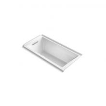 Kohler 1121-LW-0 - Underscore® 60'' x 30'' alcove bath with Bask® heated surface, left