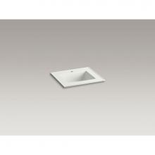 Kohler 2777-1-G82 - Ceramic/Impressions® 25'' rectangular vanity-top bathroom sink with single faucet h