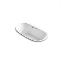 Kohler 5715-W1-0 - Underscore® 65-1/2'' x 35-3/4'' drop-in bath with Bask® heated surfa
