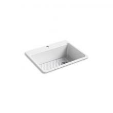 Kohler 8668-1A1-0 - Riverby® 27'' top-mount single-bowl kitchen sink