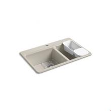 Kohler 8669-1A2-G9 - Riverby® Offset Top Mount Sink