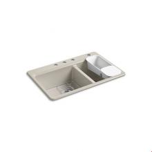 Kohler 8669-4A2-G9 - Riverby® Offset Top Mount Sink