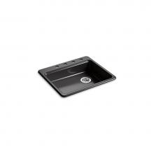 Kohler 5479-4-7 - Riverby® 25'' top-mount single-bowl kitchen sink