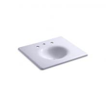 Kohler 3048-8-GRL - Iron/Impressions® 25'' Enameled cast iron vanity top with integrated round sink