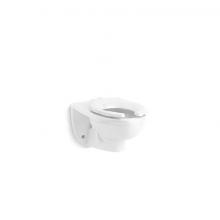 Kohler 84325-SSL-0 - Kingston™ Ultra Wall-mount top spud flushometer bowl with bedpan lugs