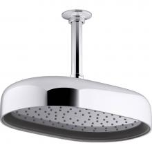 Kohler 26293-CP - Statement Oval 10 in. 2.5 Gpm Rainhead With Katalyst Air-Induction Technology