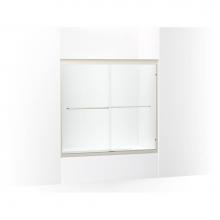 Kohler 702202-6L-ABV - Fluence® 52'' - 57'' W x 55-1/2'' H sliding bath door with 1/4&
