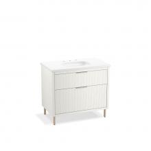 Kohler 32171-ASB-0 - Spacity® 36'' wall-hung bathroom vanity cabinet with sink and quartz top