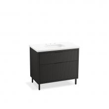 Kohler 32171-ASB-DKS - Spacity® 36'' wall-hung bathroom vanity cabinet with sink and quartz top