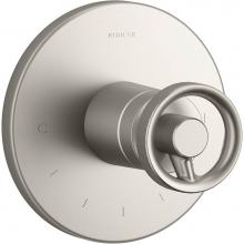 Kohler T78027-9-BN - Components® MasterShower® temperature control valve trim with Industrial handle