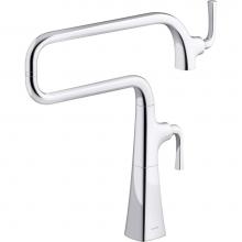 Kohler 22067-CP - Graze® Deck-mount pot filler