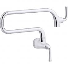 Kohler 22066-CP - Graze® Wall-mount pot filler