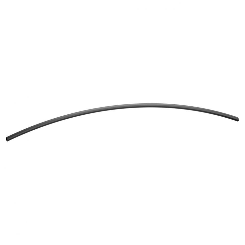 Matte Black 5' Curved Shower Rod