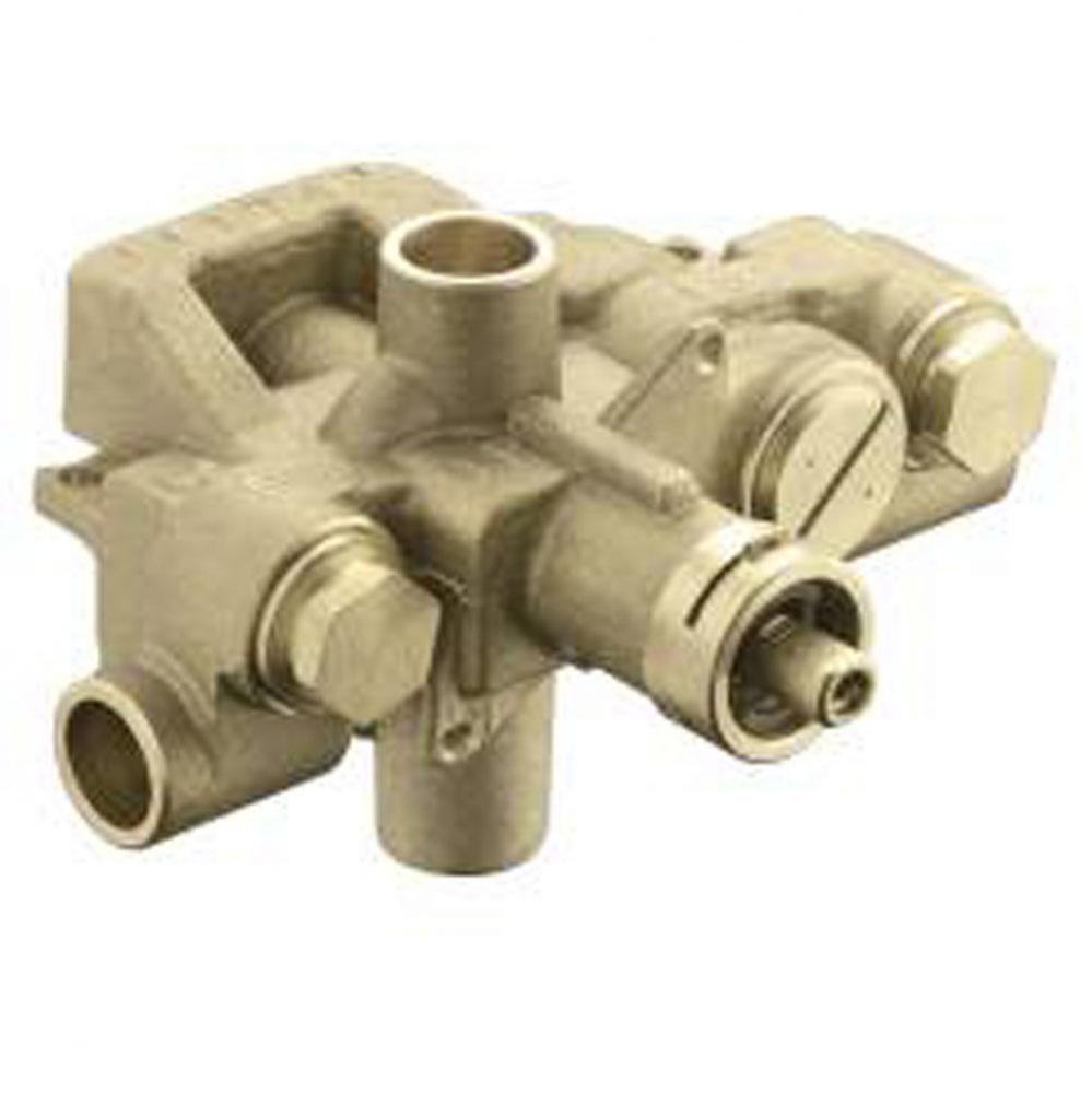 Moentrol 1/2'' CC connection includes pressure balancing volume control