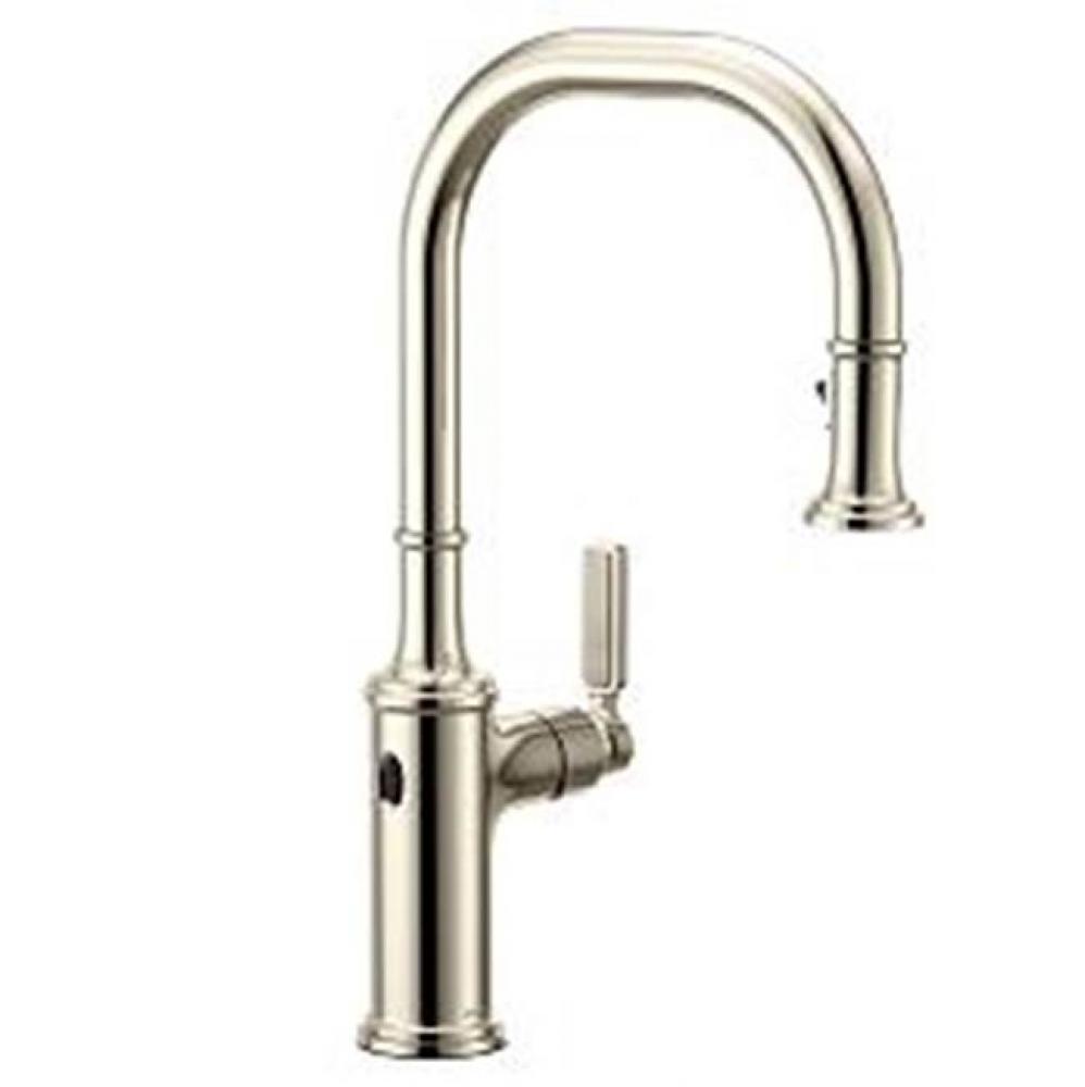 Polished Nickel One-Handle Pulldown Kitchen Faucet