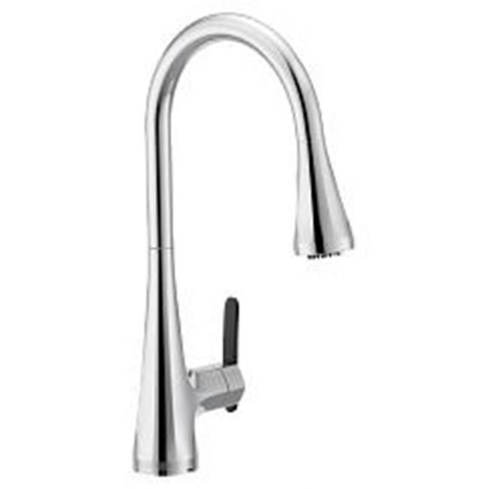 Chrome One-Handle Pulldown Kitchen Faucet