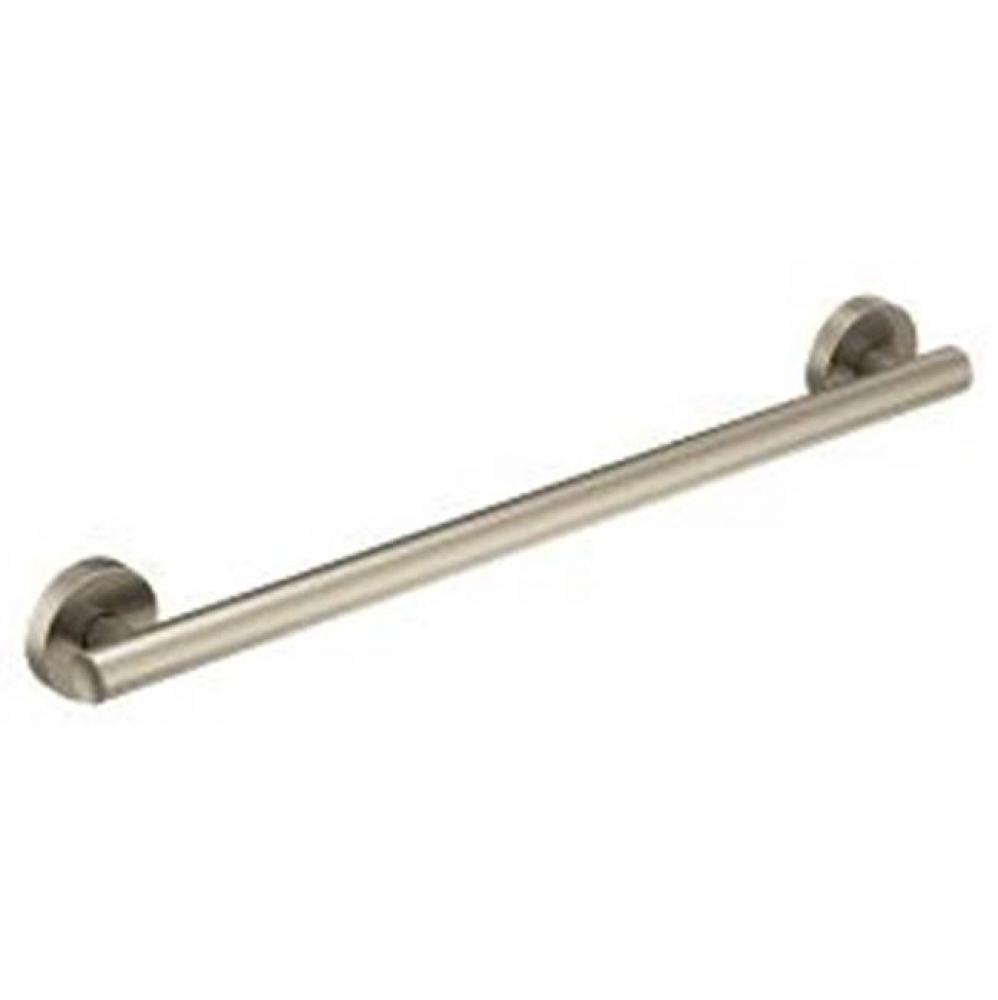 Brushed Nickel 24'' Designer Grab Bar
