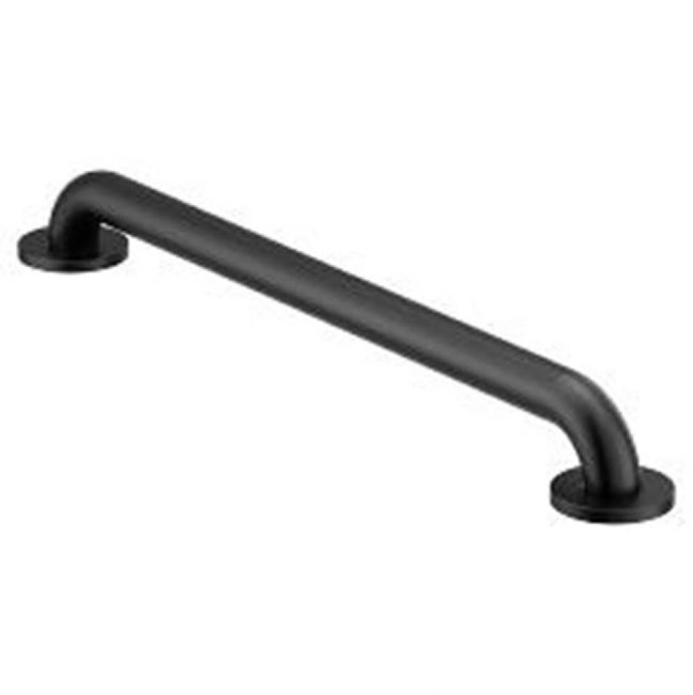 Matte Black 24'' Concealed Screw Grab Bar