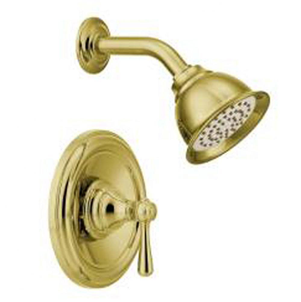 Polished brass Posi-Temp shower only