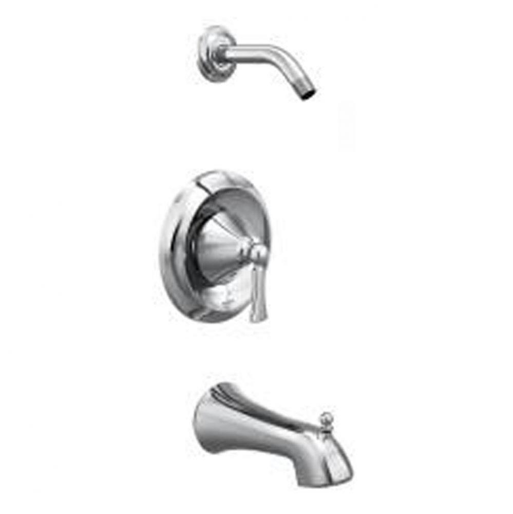 Chrome Posi-Temp(R) tub/shower