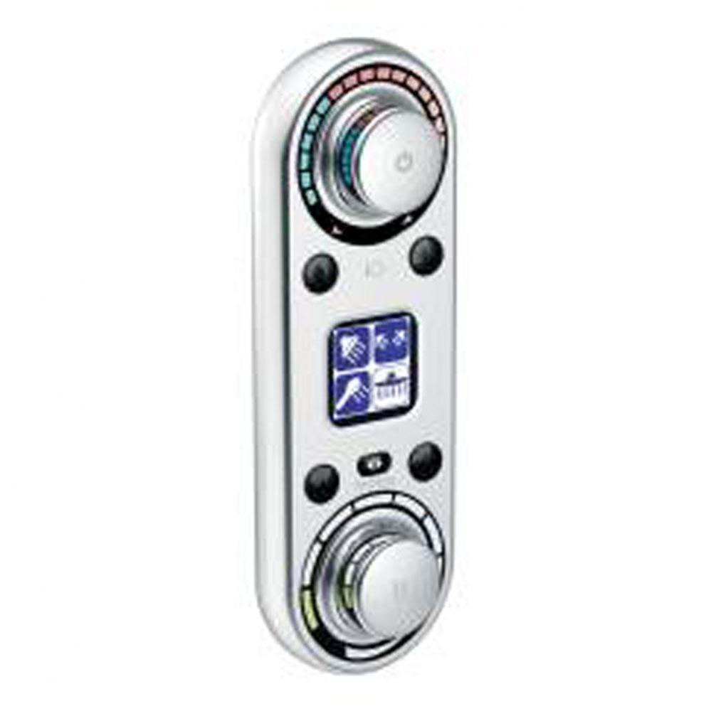 Chrome vertical spa digital control