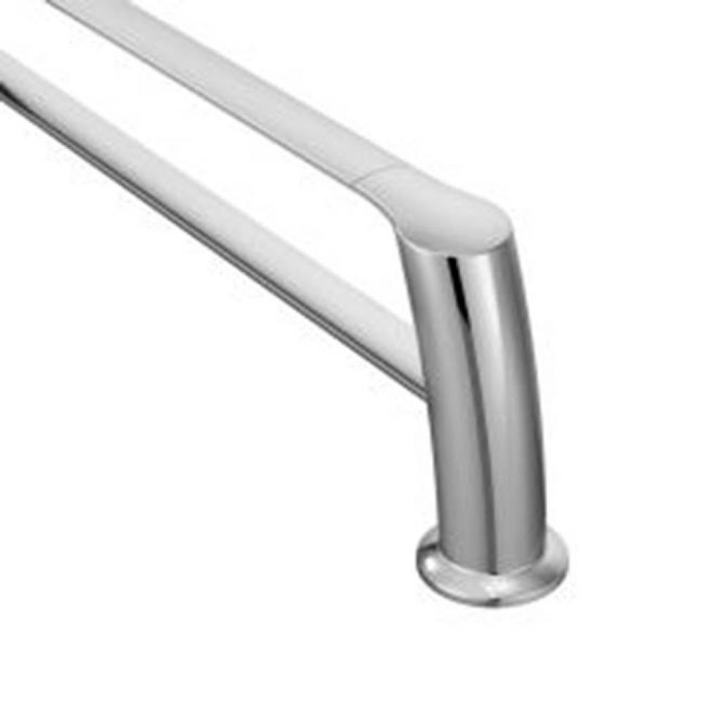 Chrome 24'' double towel bar