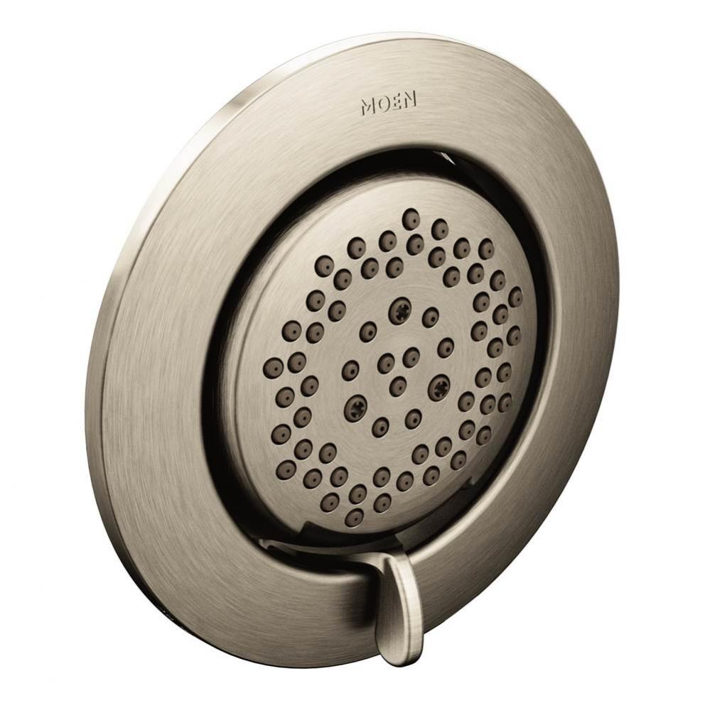 Mosaic 5-3/8 in. 2-Function Body Spray in Brushed Nickel