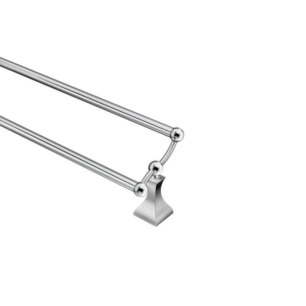 Chrome 24'' Double Towel Bar