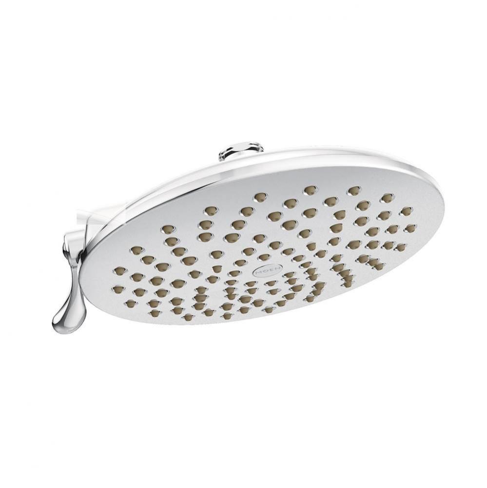 Velocity Two-Function 8-Inch Diameter Eco-Performance Rainshower Showerhead, Chrome