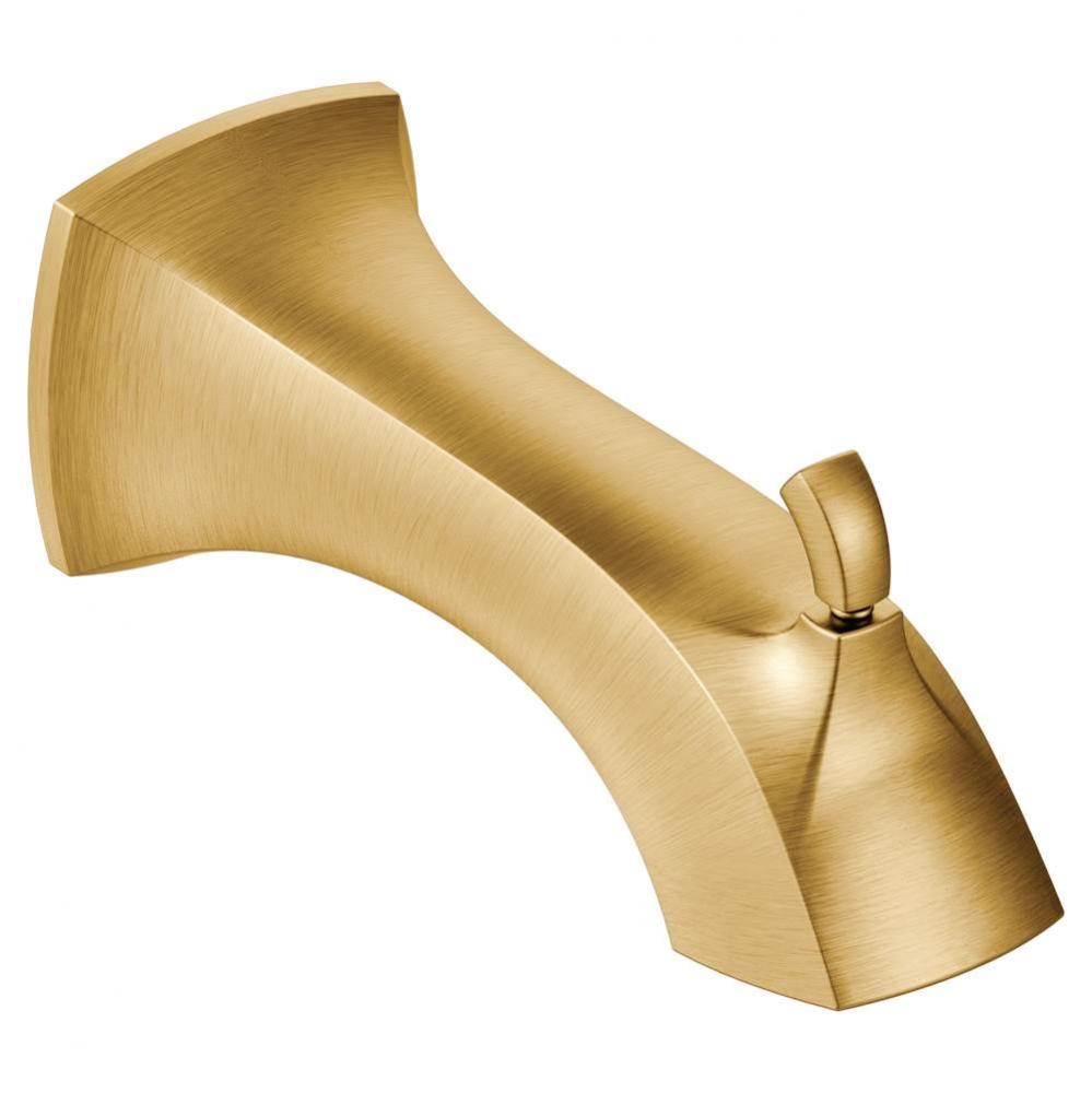 Voss 1/2-Inch Slip Fit Connection Diverter Tub Spout, Brushed Gold