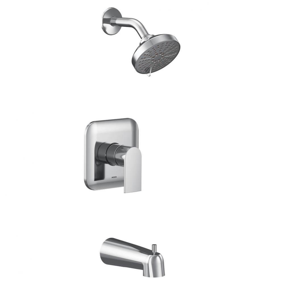 Genta M-CORE 2-Series Eco Performance 1-Handle Tub and Shower Trim Kit in Chrome (Valve Sold Separ