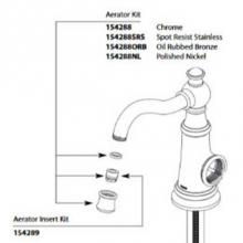 Moen 154288 - WEYMOUTH LAV AER SHELL & INSERT