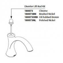 Moen 180073 - DIVERTER LIFT ROD CHR