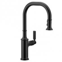 Moen 7770BL - Matte Black One-Handle Pulldown Kitchen Faucet