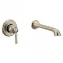 Moen WT681BN - Dartmoor 1H Wall Mount Tub Filler, Brushed Nickel