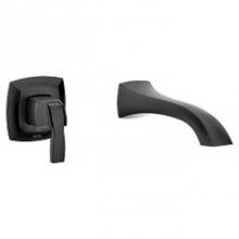 Moen WT691BL - Matte black one-handle tub filler