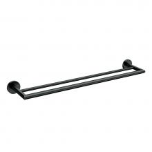 Moen Y5722BL - Matte Black Double Towel Bar