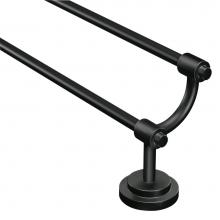 Moen DN0722BL - Matte Black Double Towel Bar