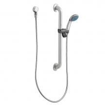 Moen 52224GBM17 - Chrome/stainless slide bar/grab bar shower