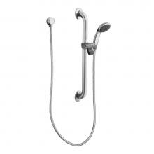 Moen 52124GBM25 - Chrome/stainless slide bar/grab bar shower