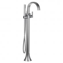 Moen S3105 - Doux One-Handle Freestanding Floor Mount Tub Filler with Handshower, Chrome