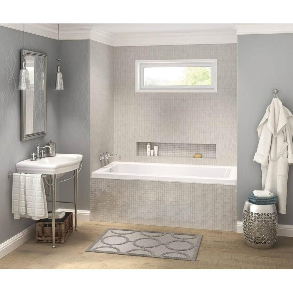 Pose 6032 IF Acrylic Alcove Left-Hand Drain Bathtub in White