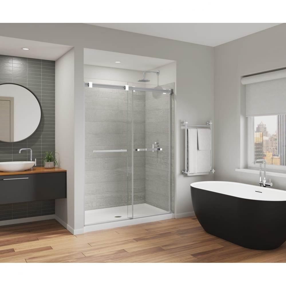 Duel Alto 56-59 X 78 in. 8mm Bypass Shower Door for Alcove Installation with GlassShield® gla