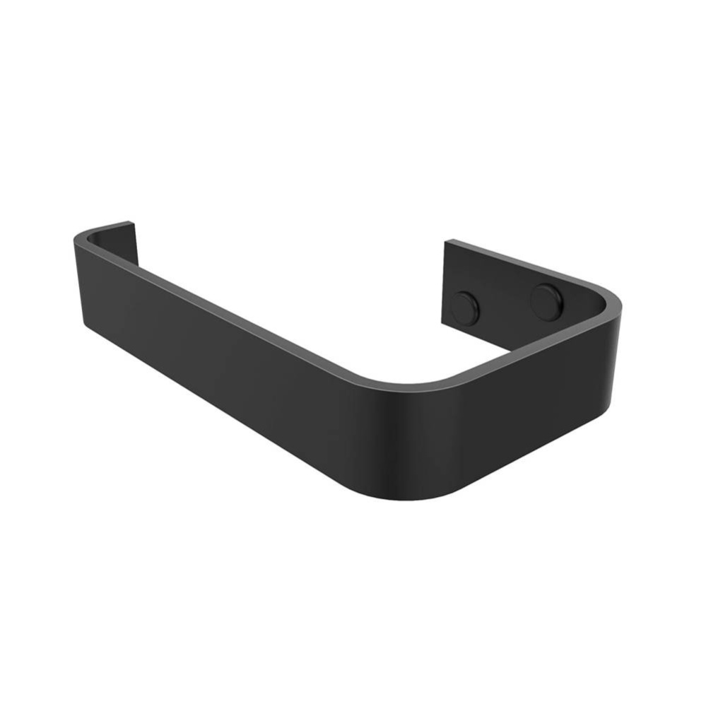 Manhattan Toilet Paper Holder in Matte Black