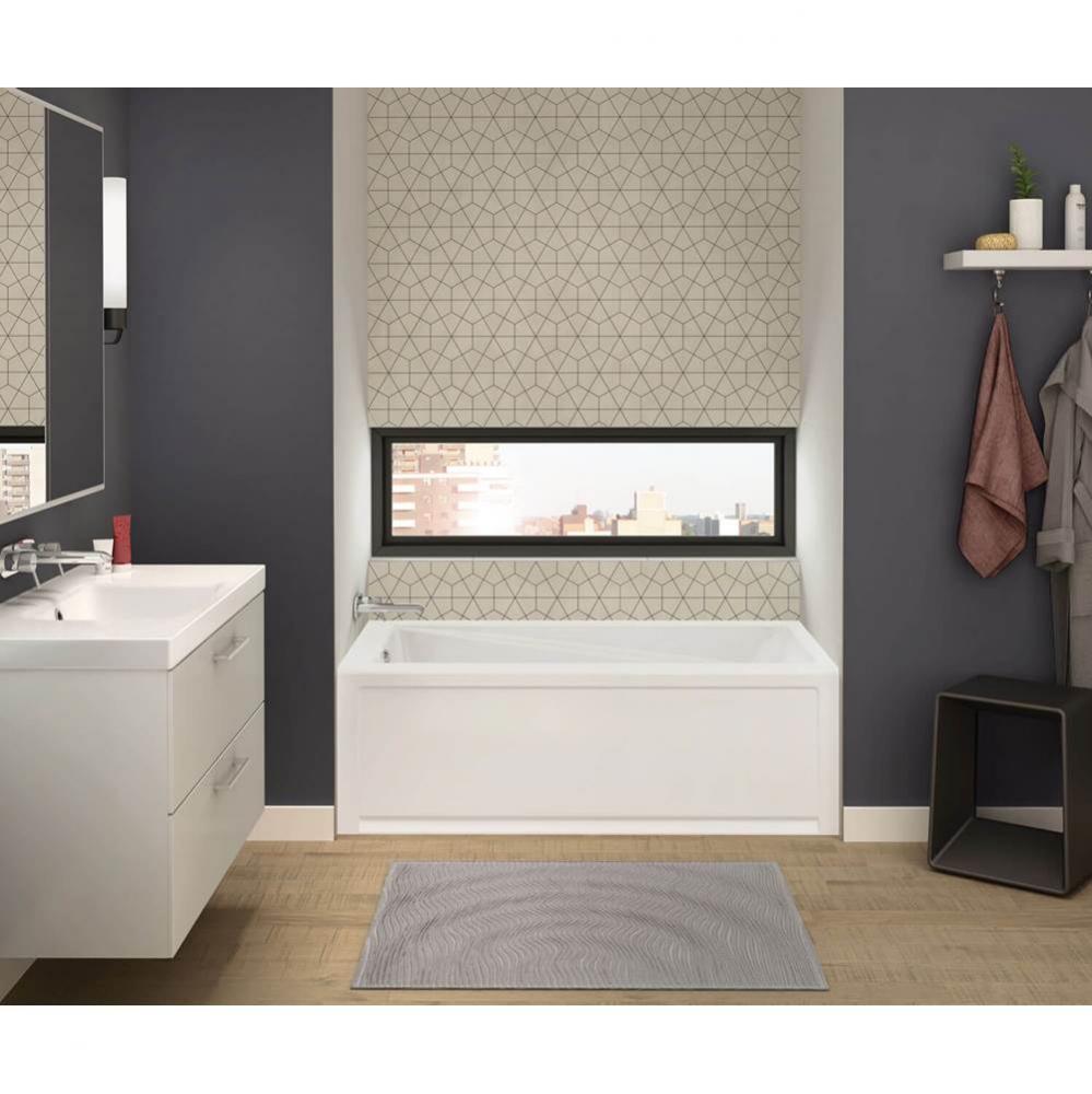 New Town IFS 59.75 in. x 30 in. Alcove Bathtub with Right Drain in White