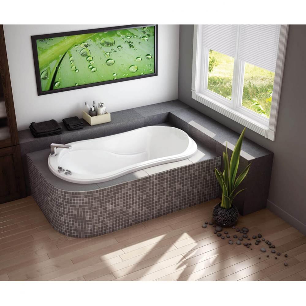 Murmur 60.125 in. x 33.625 in. Drop-in Bathtub with Combined Hydrosens/Aerosens System End Drain i