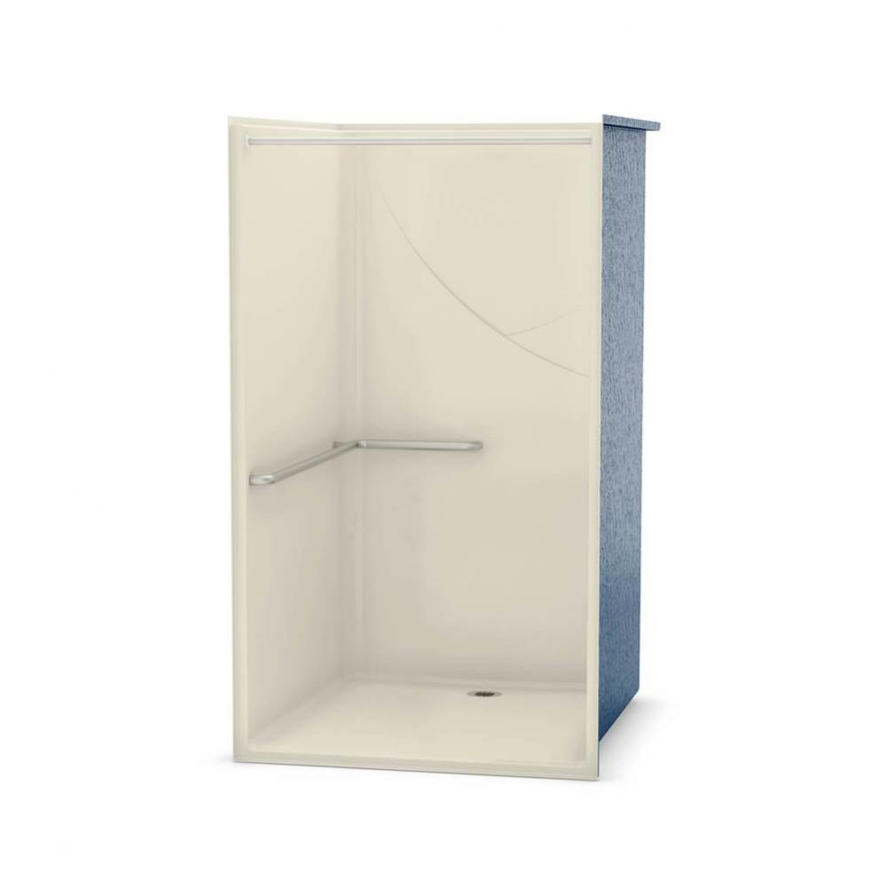 OPS-4248-RS - with California Title 24 Grab Bar 42 in. x 48 in. x 76.5 in. 1-piece Shower with No