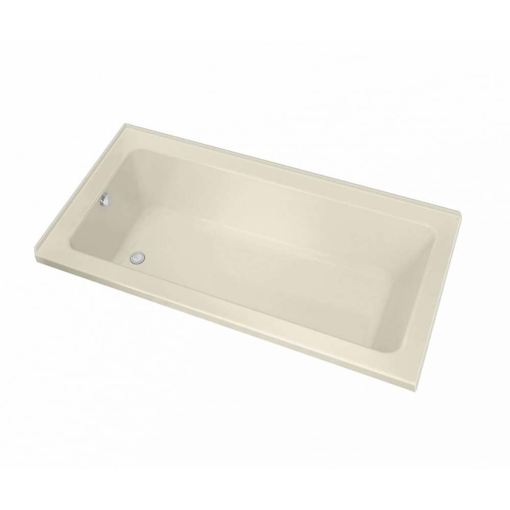 Pose Acrylic Corner Left Left-Hand Drain Combined Whirlpool & Aeroeffect Bathtub in Bone